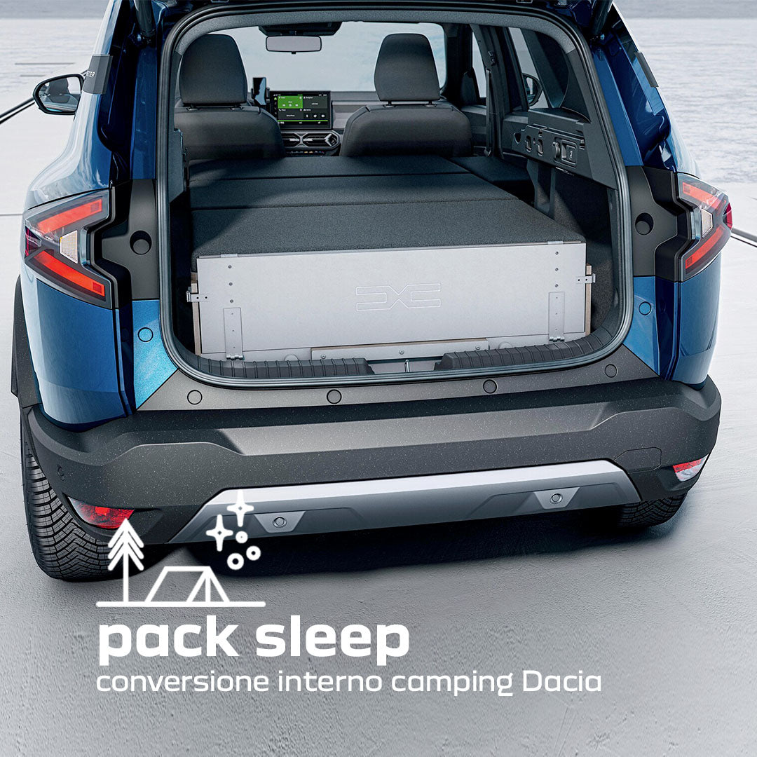 Sleep Pack conversione interno camping Dacia Bigster