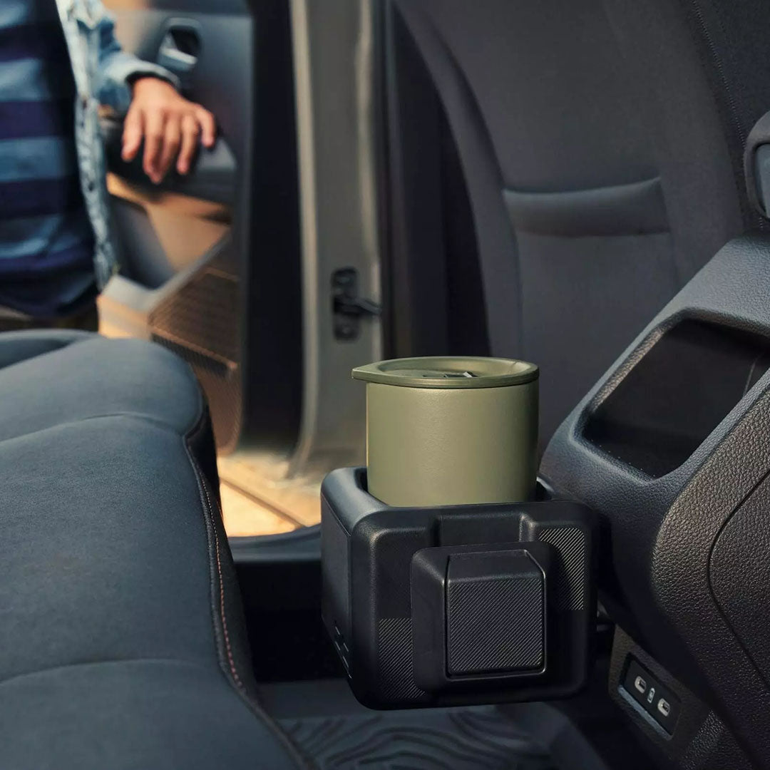 Dacia YouClip 3 in 1 – Porta-bevande, Lampada e Gancio Multifunzione