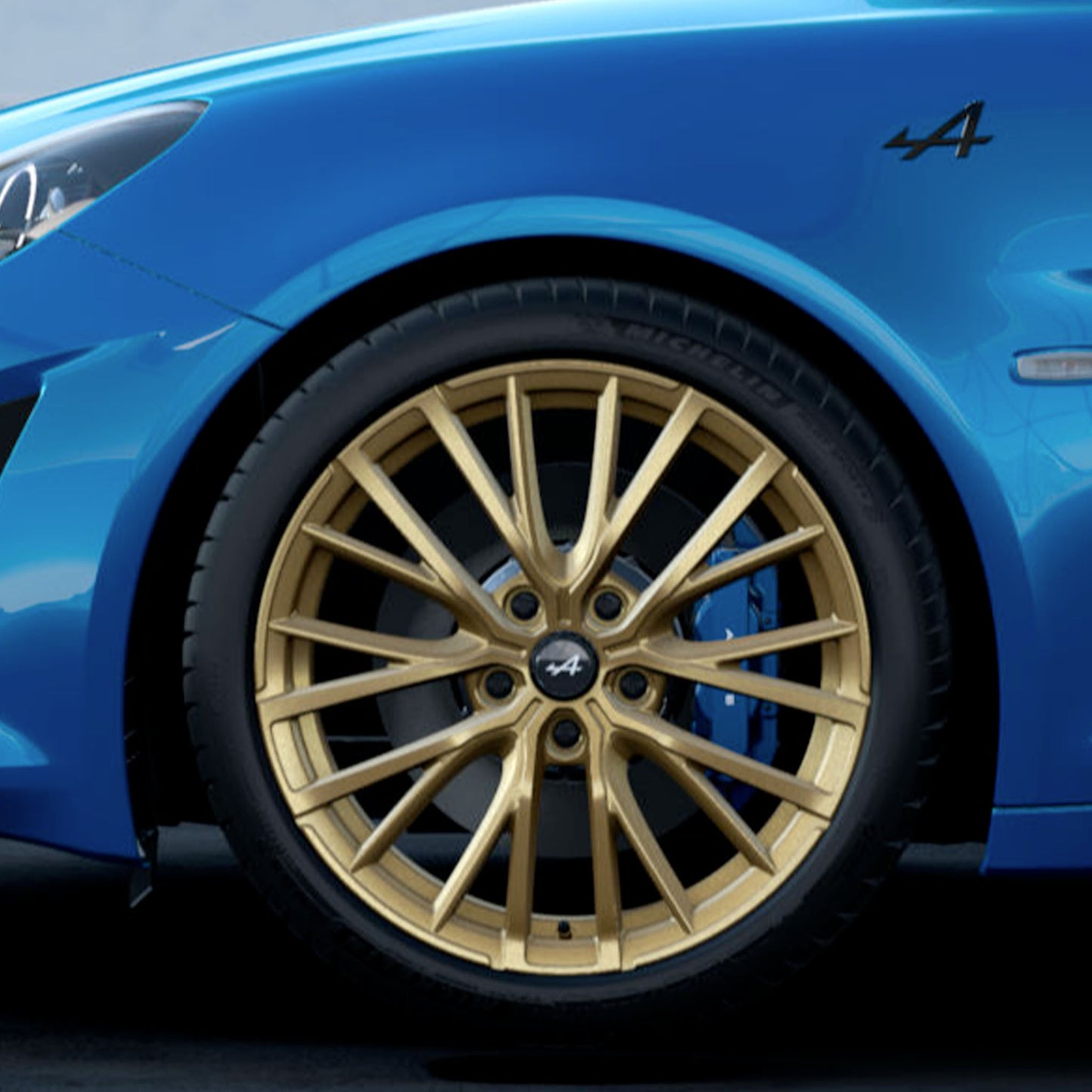 Cerchi GT RACE in lega 18" Bright Gold