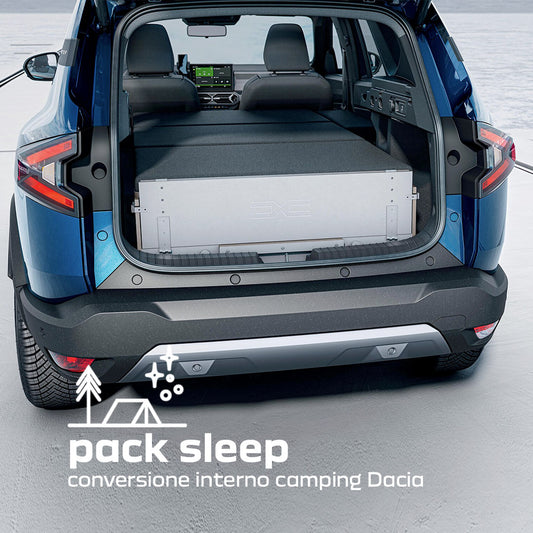 Sleep Pack conversione interno camping Dacia Bigster