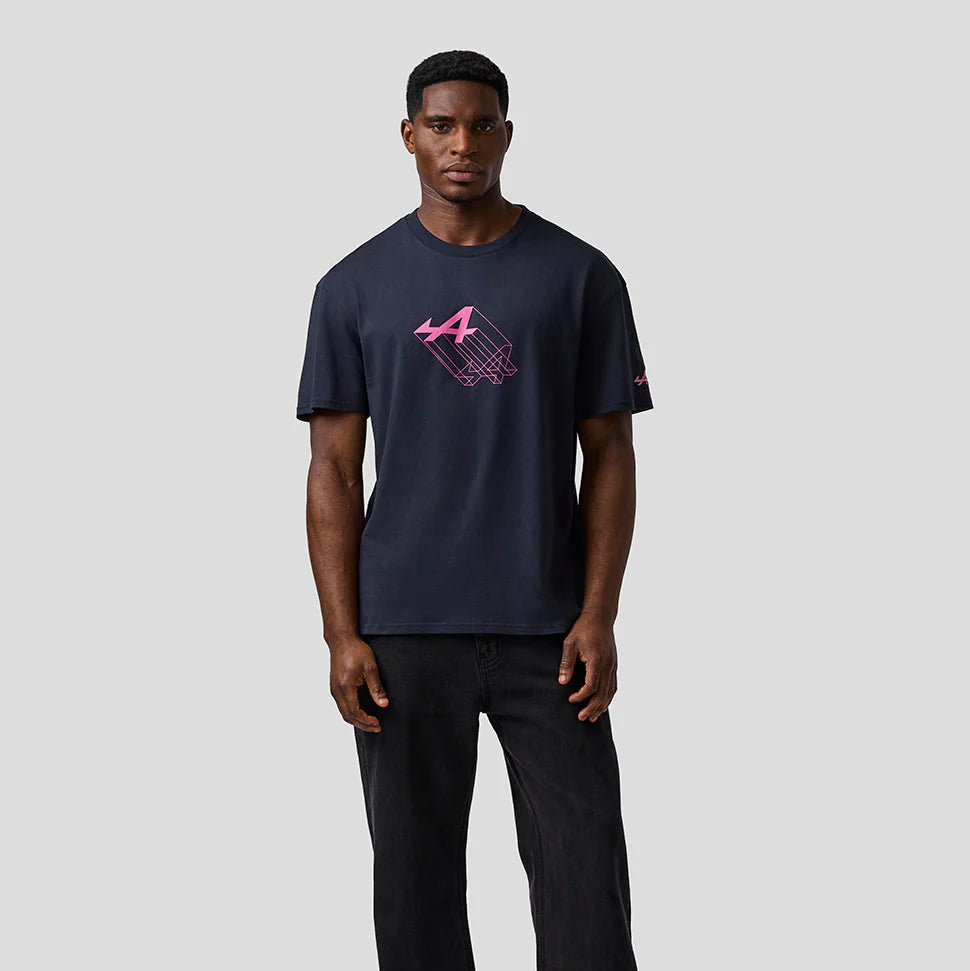 T-Shirt Alpine x BWT Blu Notte Graphic Emblem (unisex)