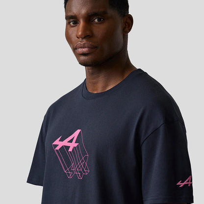 T-Shirt Alpine x BWT Blu Notte Graphic Emblem (unisex)