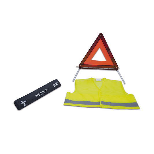 KIT di sicurezza 1+1 (1 giubbotto + 1 triangolo)